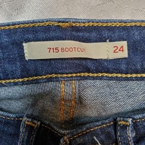 COPY - Levi's 715 Jeans. Boot Cut Mid Waist.Sz. 24
